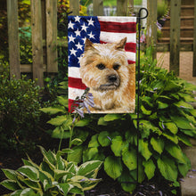 Load image into Gallery viewer, Cairn Terrier Patriotic Garden Flag - Outdoor Decorative Yard Flag BB9690GF