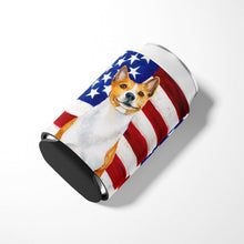 Load image into Gallery viewer, Basenji Patriotic Can or Bottle Hugger BB9692CC