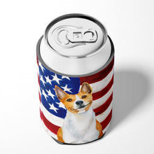 Load image into Gallery viewer, Basenji Patriotic Can or Bottle Hugger BB9692CC