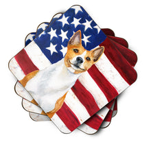 Load image into Gallery viewer, Basenji Patriotic Foam Coaster  BB9692FC