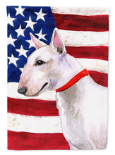 Load image into Gallery viewer, Bull Terrier Patriotic Flag Canvas House Size BB9693CHF
