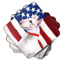 Load image into Gallery viewer, Bull Terrier Patriotic Foam Coaster  BB9693FC