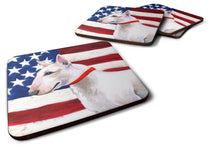 Load image into Gallery viewer, Bull Terrier Patriotic Foam Coaster  BB9693FC
