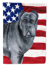 Load image into Gallery viewer, Cane Corso Patriotic Flag Canvas House Size BB9694CHF