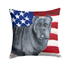 Load image into Gallery viewer, Cane Corso Patriotic Throw Pillow - 14x14 Decorative Pillow – Art for Your Home &amp; Patio BB9694PW1414