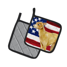 Load image into Gallery viewer, Italian Greyhound Patriotic Pot Holders - Set of 2 - Heat-Resistant Kitchen Essentials BB9698PTHD