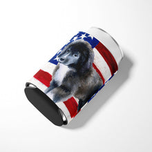 Load image into Gallery viewer, Newfoundland Puppy Patriotic Can or Bottle Hugger BB9699CC