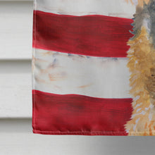 Load image into Gallery viewer, Welsh Terrier Patriotic Flag Canvas House Size BB9700CHF