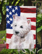 Load image into Gallery viewer, Westie Patriotic Garden Flag - Outdoor Decorative Yard Flag BB9701GF