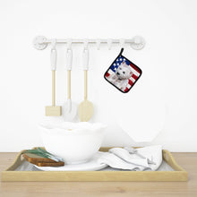 Load image into Gallery viewer, Westie Patriotic Pot Holders - Set of 2 - Heat-Resistant Kitchen Essentials BB9701PTHD