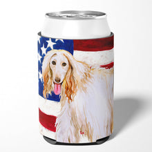Load image into Gallery viewer, Afghan Hound Patriotic Can or Bottle Hugger BB9702CC