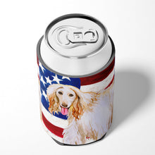 Load image into Gallery viewer, Afghan Hound Patriotic Can or Bottle Hugger BB9702CC
