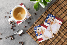 Load image into Gallery viewer, Afghan Hound Patriotic Foam Coaster  BB9702FC