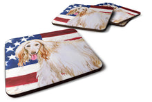 Load image into Gallery viewer, Afghan Hound Patriotic Foam Coaster  BB9702FC