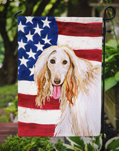 Load image into Gallery viewer, Afghan Hound Patriotic Garden Flag - Outdoor Decorative Yard Flag BB9702GF