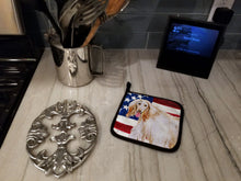 Load image into Gallery viewer, Afghan Hound Patriotic Pot Holders - Set of 2 - Heat-Resistant Kitchen Essentials BB9702PTHD