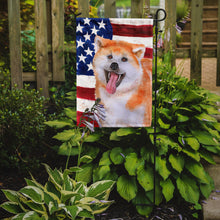 Load image into Gallery viewer, Akita Patriotic Garden Flag - Outdoor Decorative Yard Flag BB9703GF