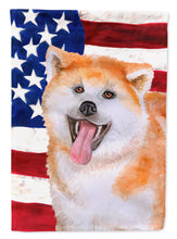 Load image into Gallery viewer, Akita Patriotic Garden Flag - Outdoor Decorative Yard Flag BB9703GF