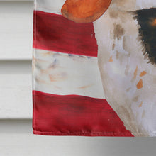 Load image into Gallery viewer, Basset Hound Patriotic Flag Canvas House Size BB9704CHF