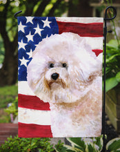Load image into Gallery viewer, Bichon Frise #2 Patriotic Garden Flag - Outdoor Decorative Yard Flag BB9705GF