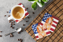 Load image into Gallery viewer, Cocker Spaniel Patriotic Foam Coaster  BB9706FC