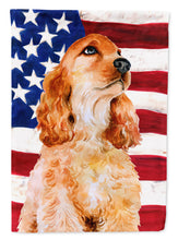 Load image into Gallery viewer, Cocker Spaniel Patriotic Garden Flag - Outdoor Decorative Yard Flag BB9706GF