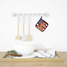 Load image into Gallery viewer, Red Dachshund Patriotic Pot Holders - Set of 2 - Heat-Resistant Kitchen Essentials BB9707PTHD