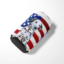 Load image into Gallery viewer, Dalmatian Puppy Patriotic Can or Bottle Hugger BB9708CC