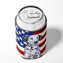 Load image into Gallery viewer, Dalmatian Puppy Patriotic Can or Bottle Hugger BB9708CC