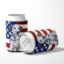 Load image into Gallery viewer, Dalmatian Puppy Patriotic Can or Bottle Hugger BB9708CC