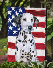 Load image into Gallery viewer, Dalmatian Puppy Patriotic Garden Flag - Outdoor Decorative Yard Flag BB9708GF