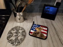 Load image into Gallery viewer, Doberman Pinscher Patriotic Pot Holders - Set of 2 - Heat-Resistant Kitchen Essentials BB9709PTHD