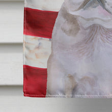 Load image into Gallery viewer, French Bulldog Black White Patriotic Flag Canvas House Size BB9710CHF