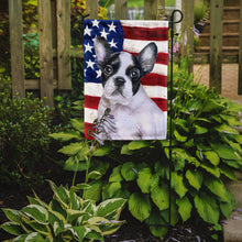 Load image into Gallery viewer, French Bulldog Black White Patriotic Garden Flag - Outdoor Decorative Yard Flag BB9710GF