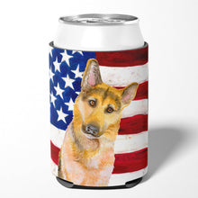 Load image into Gallery viewer, German Shepherd #2 Patriotic Can or Bottle Hugger BB9711CC