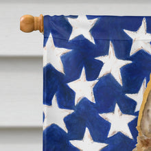 Load image into Gallery viewer, German Shepherd #2 Patriotic Flag Canvas House Size BB9711CHF