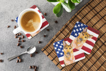 Load image into Gallery viewer, German Shepherd #2 Patriotic Foam Coaster  BB9711FC