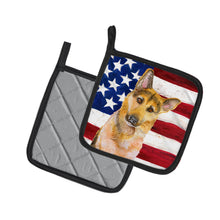 Load image into Gallery viewer, German Shepherd #2 Patriotic Pot Holders - Set of 2 - Heat-Resistant Kitchen Essentials BB9711PTHD