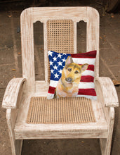 Load image into Gallery viewer, German Shepherd #2 Patriotic Fabric Decorative Pillow BB9711PW1818