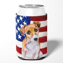 Load image into Gallery viewer, Jack Russell Terrier #2 Patriotic Can or Bottle Hugger BB9713CC