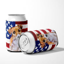 Load image into Gallery viewer, Jack Russell Terrier #2 Patriotic Can or Bottle Hugger BB9713CC