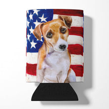 Load image into Gallery viewer, Jack Russell Terrier #2 Patriotic Can or Bottle Hugger BB9713CC