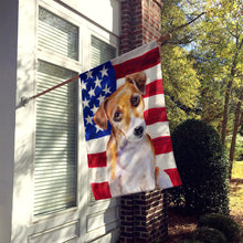 Load image into Gallery viewer, Jack Russell Terrier #2 Patriotic Flag Canvas House Size BB9713CHF