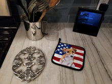 Load image into Gallery viewer, Jack Russell Terrier #2 Patriotic Pot Holders - Set of 2 - Heat-Resistant Kitchen Essentials BB9713PTHD