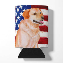 Load image into Gallery viewer, Labrador Retriever Patriotic Can or Bottle Hugger BB9714CC