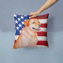Load image into Gallery viewer, Labrador Retriever Patriotic Throw Pillow - 14x14 Decorative Pillow – Art for Your Home &amp; Patio