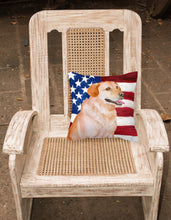 Load image into Gallery viewer, Labrador Retriever Patriotic Fabric Decorative Pillow BB9714PW1818