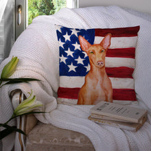 Load image into Gallery viewer, Pharaoh Hound Patriotic Throw Pillow - 14x14 Decorative Pillow – Art for Your Home &amp; Patio BB9715PW1414