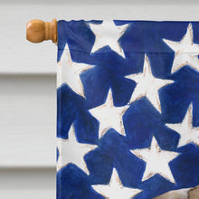 Load image into Gallery viewer, Fawn Pug Patriotic Flag Canvas House Size BB9718CHF