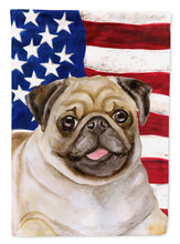 Load image into Gallery viewer, Fawn Pug Patriotic Garden Flag - Outdoor Decorative Yard Flag BB9718GF